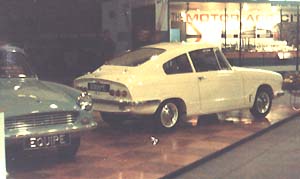 Bond GT4S & 2+2 cars at the 1964 Motorshow 