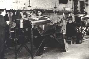 Early Bond Minicar production at Ribbleton Lane Preston