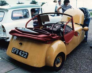 1951 MkA Bond Minicar rear view