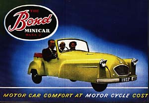 MkD Bond Minicar sales brochure 1957